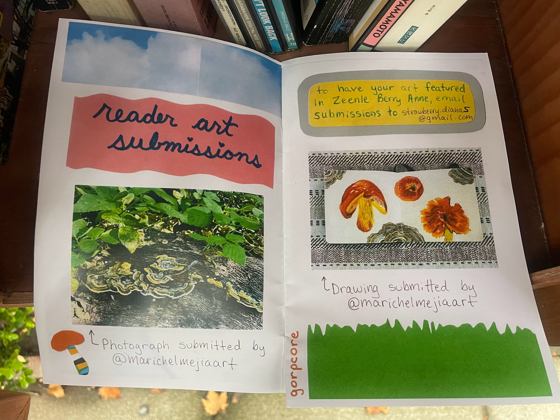 zine spread